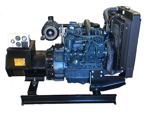 Interpunctie methodologie zondag AGK-30-Bare Bones OEM Open Frame Kubota Diesel Generator with analog  controls. Compact Package at a compact price.